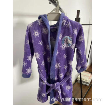 Nachtwäsche der Jungen, bequem und atmungsaktiv, Fleece -Stoff, Druckparttern, OEM -Bestellungen, Pyjama